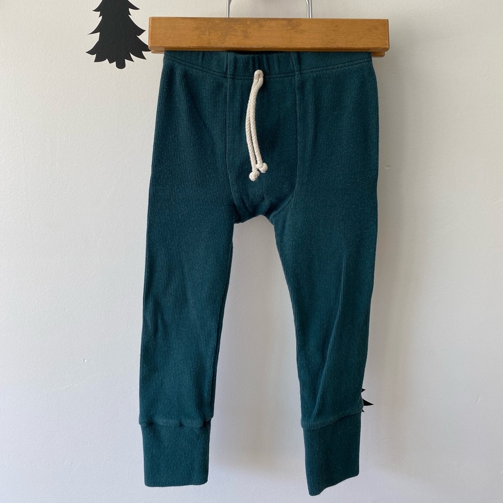 Childhoods Clothing Rib Knit Pant - Spruce - 2T